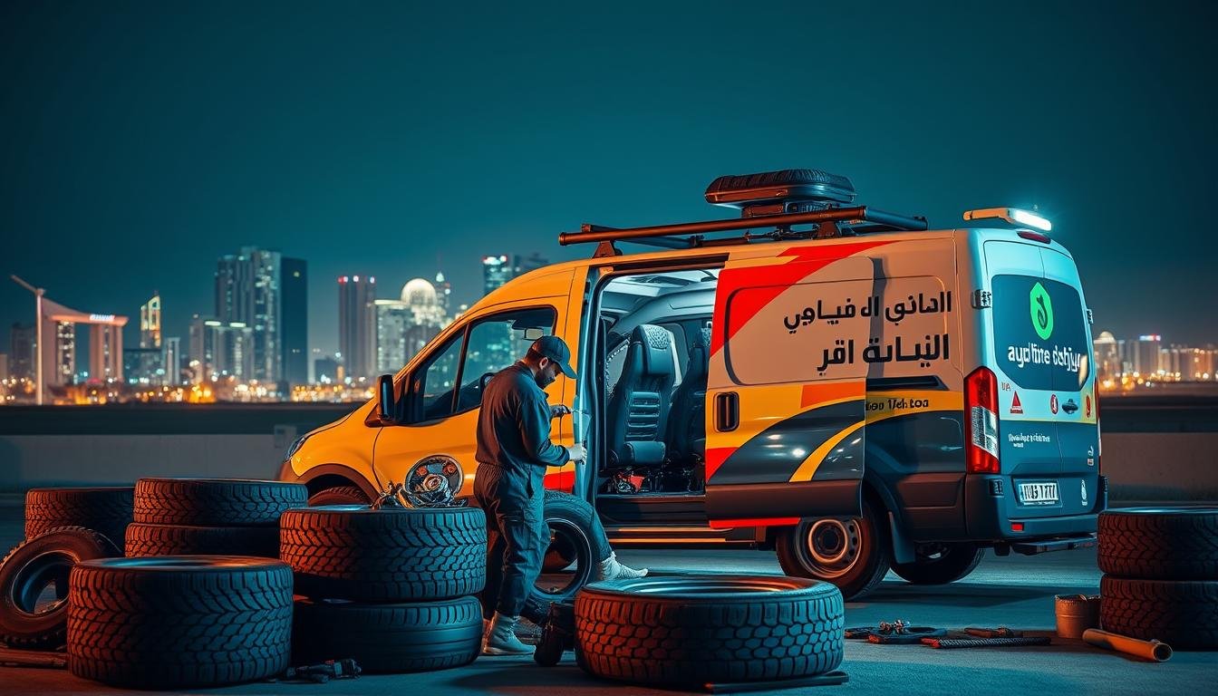 بنشر متنقل فى الشارقة